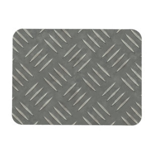 Ímã De aço inoxidável da placa do diamante Textured