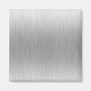 Imã De aço inoxidável de alumínio escovado Textured