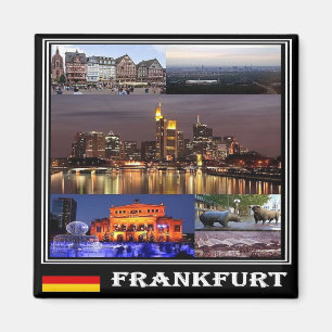 Imã DE - Alemanha - Frankfurt - Collage Mosaico