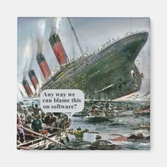 Imã De Alguma Forma Podemos Culpar Isto No Software? (Frente)