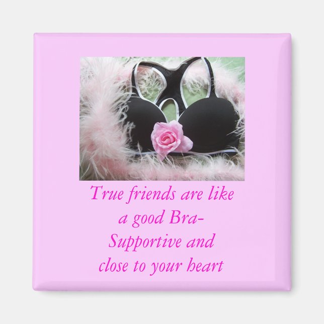 Imã de amigos verdadeiros. (Frente)