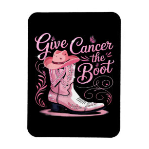 Ímã Dê ao Câncer de Mama o Boot Laço Rosa