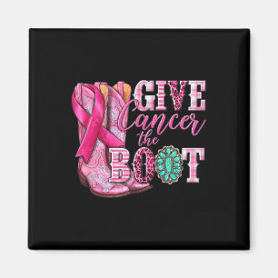 Imã Dê Ao Cancer O Cancer De Mama Da Boot Cowgirl Ri R