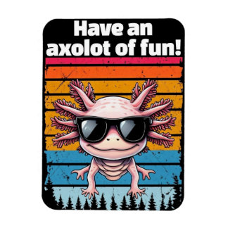 Ímã de Axolote Divertido - Presente de Meme de Axo