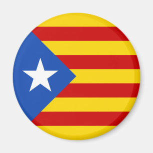 Imã De "bandeira Catalan da independência L'Estelada