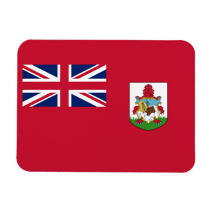 Ímã de bandeira das Bermudas patriótico
