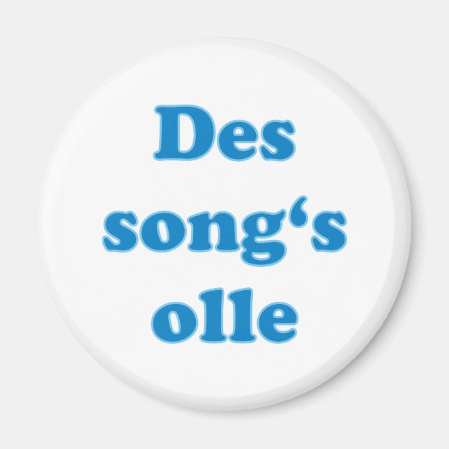 Imã de Baviera bávara song's dito olle bávaro (Frente)