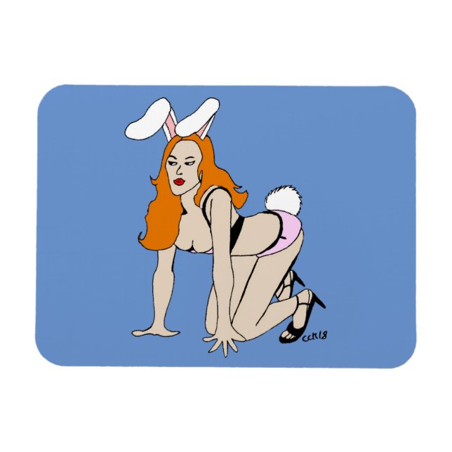 ímã de bunnygirl (Horizontal)