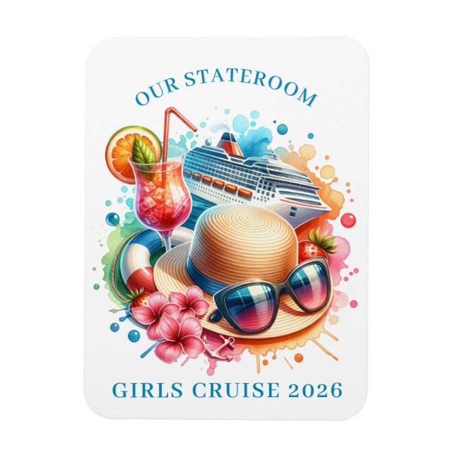 Ímã de Cabine de Navio de Cruzeiro de Meninas (Vertical)