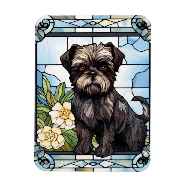 Ímã de Cachorro Affenpinscher (Vertical)