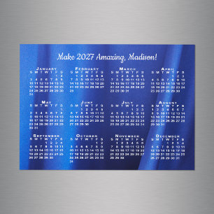 Ímã de Calendário 2026 com Nome e Foto Personaliza