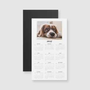Ímã de Calendário de Fotos Personalizado 2027