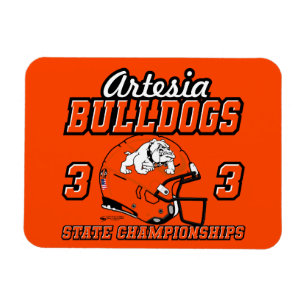 Ímã de Campeonatos Estaduais Artesia Bulldogs 33