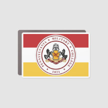 Ímã de Carro com Bandeira PMC