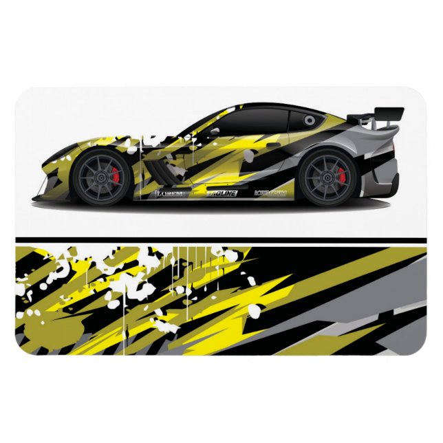 Ímã de Carro de Corrida (Horizontal)