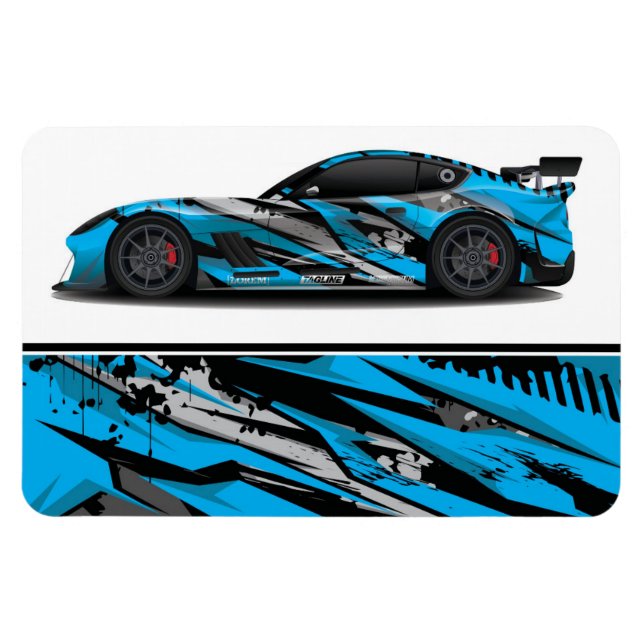 Ímã de Carro de Corrida (Horizontal)