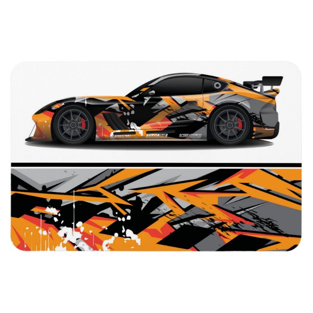 Ímã de Carro de Corrida (Horizontal)