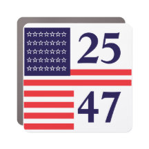 Ímã de carro patriótico 25/47