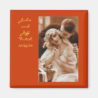 imã de casamento de fotos vintage