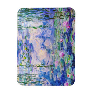 Ímã de Claude Monet Lírios de Água Ninféias