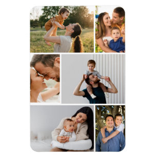 Ímã de Colagem de Fotos Personalizado Simples Mode
