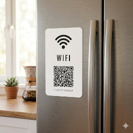Ímã de Conexão WiFi com Design de Código QR para D