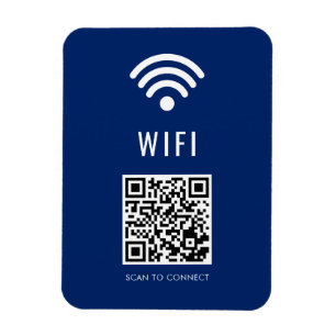 Ímã de Conexão WiFi da Marinha com Código QR