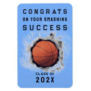 Ímã de Congratulações ao Basquete Senior Varsity
