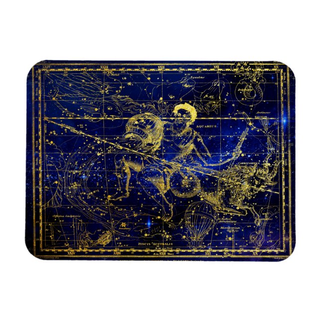 ímã de constelação aquário (Horizontal)