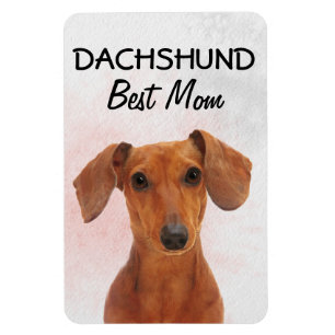Ímã de Dachshund para a Melhor Mãe