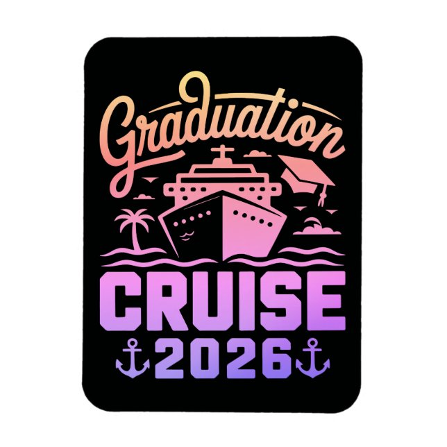 Ímã de decoração de navio de cruzeiro (Vertical)