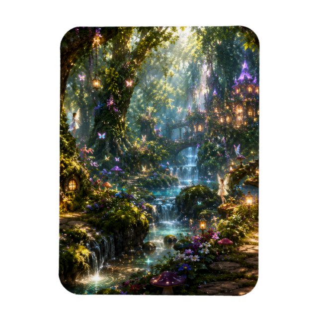 Ímã de Floresta de Fada (Vertical)