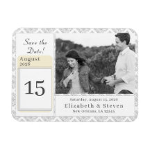 Ímã de Foto Católico de Renda Branca para Salvar a