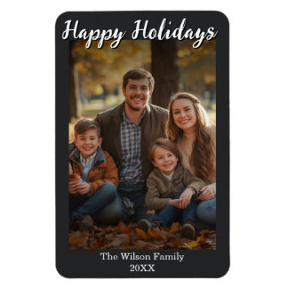 Ímã de Foto com Foto e Texto Personalizados