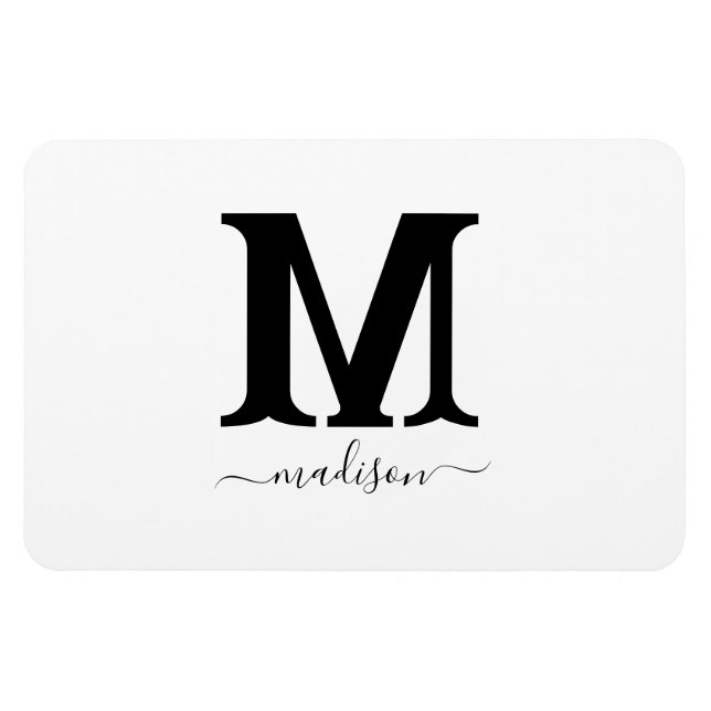 Ímã de Foto com Nome Personalizado (Horizontal)