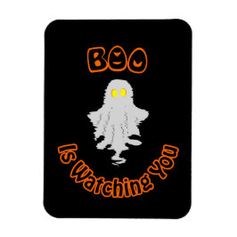 Ímã de Foto de Halloween | O Boo Está Te Observand