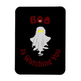 Ímã de Foto de Halloween | O Boo Está Te Observand