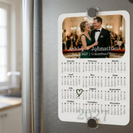 Ímã de Foto de Salvamento de Data Personalizado Ca
