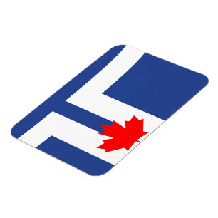 Ímã de foto flexível com a bandeira de Toronto, Ca