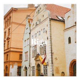 Ímã de Foto Flexível da Cidade de Riga