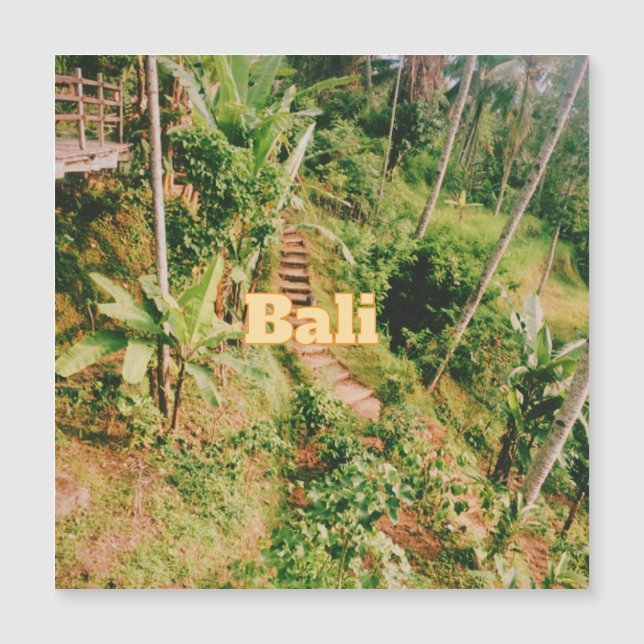 Ímã de Foto Flexível de Lembrança de Bali (Frente)