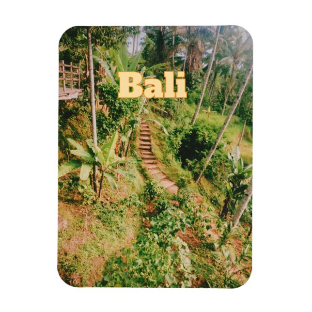 Ímã de Foto Flexível de Lembrança de Bali (Vertical)