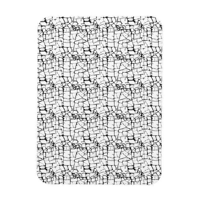 Ímã de Foto Flexível | Decoração com Padrão Mosaic (Vertical)