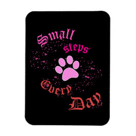Ímã de Foto Flexível | Pequenos Passos Todos os Di
