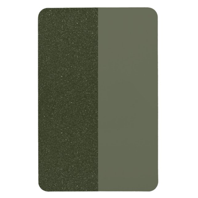 Ímã de Foto Flexível Personalizado Verde Musgo Div (Vertical)