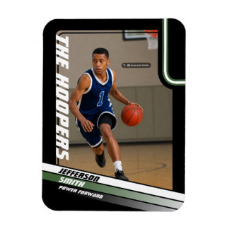 Ímã de Foto Personalizado de Jogador de Basquete P