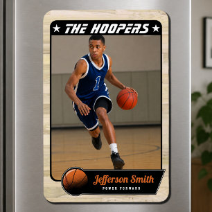 Ímã de Foto Personalizado de Jogador de Basquete R