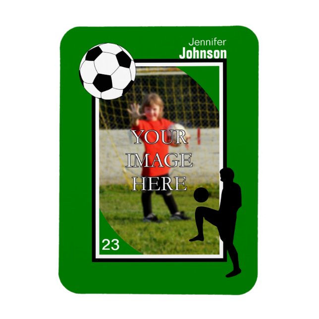 Ímã de Futebol Personalizado (Vertical)