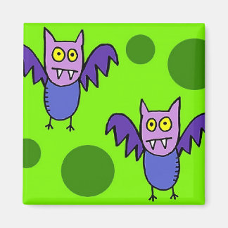 imã de geladeira "Bats de Cartoon"
