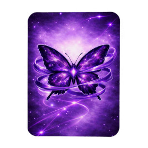 Ímã de Geladeira Borboleta Fita Neon